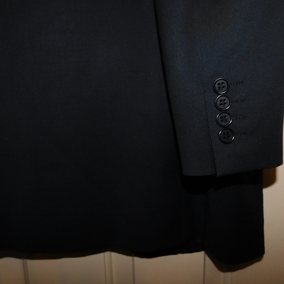 Canali Men's Navy Blue Wool Blazer Jacket Measurements In Description No Size - Picture 8 of 11